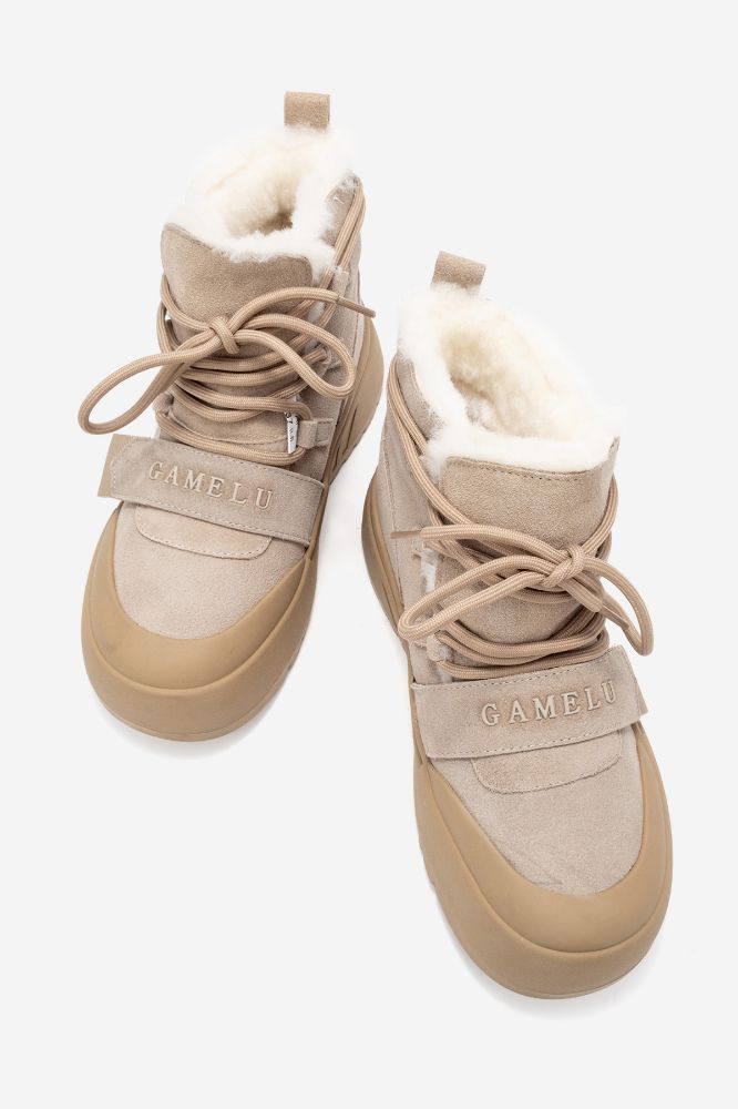 kadin-ici-kurklu-bot-tape-BEJ SUET-DKA40-0101770_0